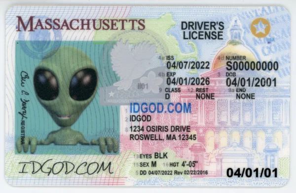 Massachusetts Fake ID