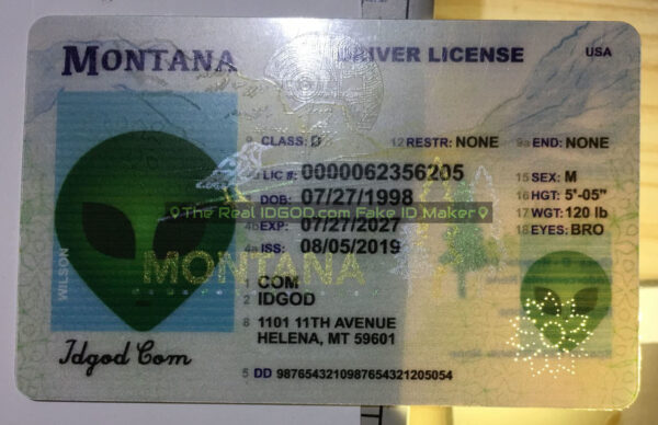 Montana Fake ID - Image 3